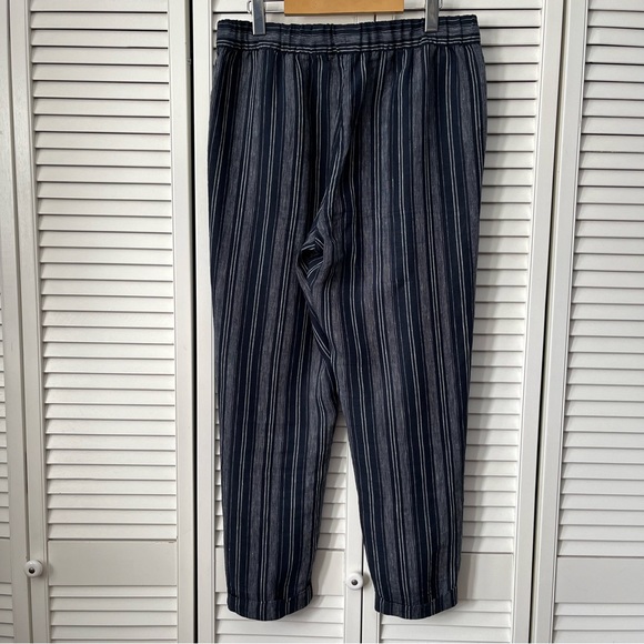 Ellen Tracy striped Linen pants M - Picture 5 of 10